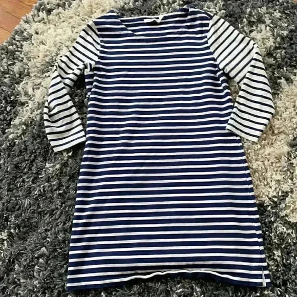Vineyard vines striped cotton shift dress small - Picture 1 of 6